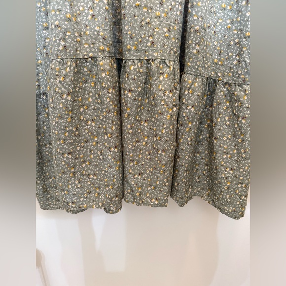 NWOT Nemidor Floral Maxi Dress in Mint Green - Size 22 - Picture 7 of 13